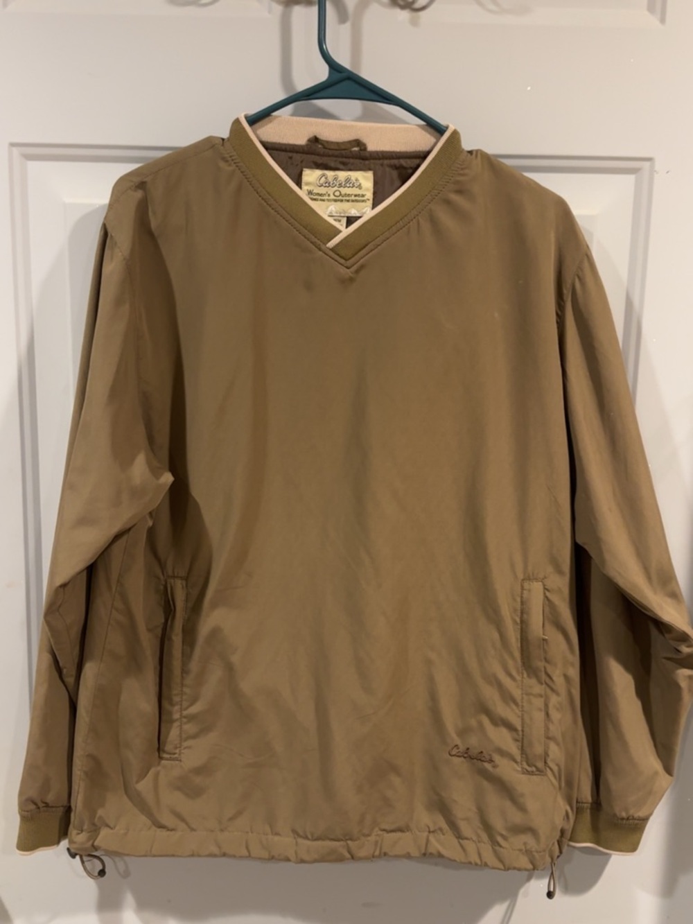 Cabela's Womens Tan Pullover Jacket